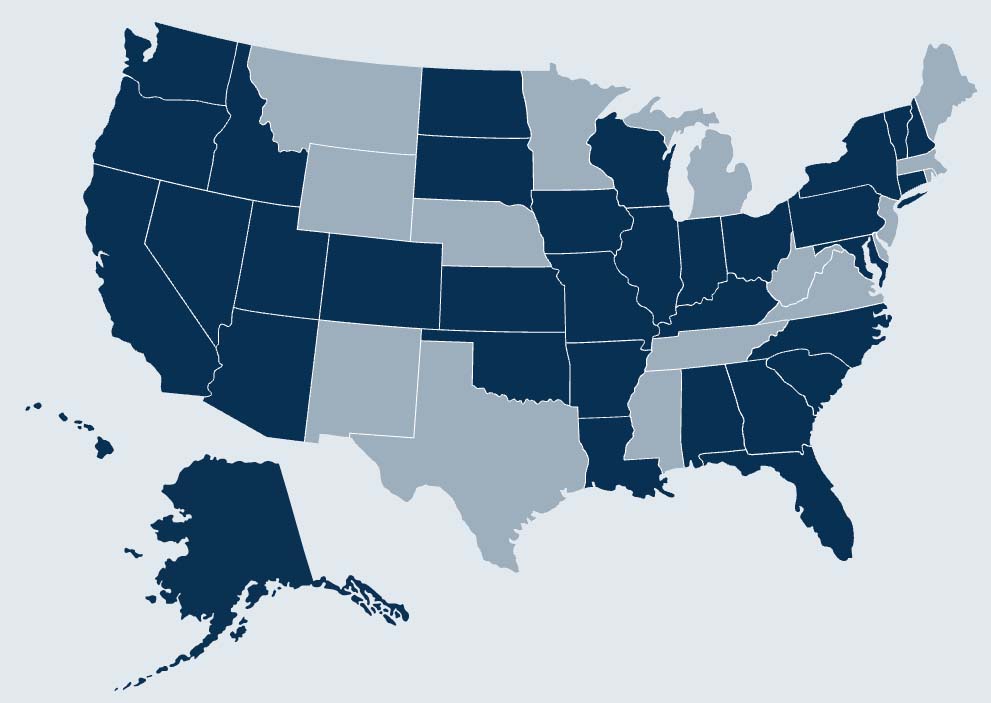United States Senate election map